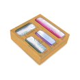 thumbnail image 1 of Bamboo Zipper Closure Bag Organizer For Drawer - Closure Bag Organizer For Drawer Storage Bag Organizer Kitchen Drawer, 1 of 5