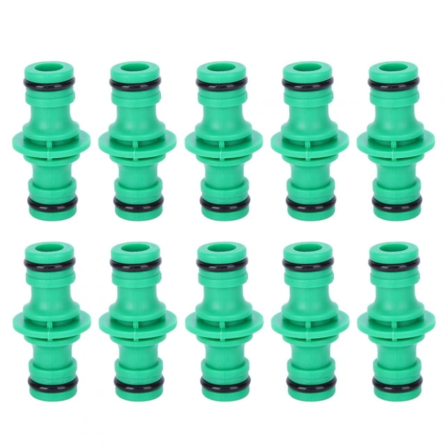 10Pcs Straight Water Hose Connector Quick Connectors Garden Irrigation Water Pipe Joint Tool