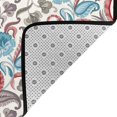 thumbnail image 4 of Area Rugs For Living Room Decor - Blue Flowers Paisley Soft Anti Slip Throw Washable Rugs 5x7 For Bedroom, Indoor Carpet For Bedroom Living Room 80x58In, 4 of 7