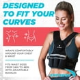 thumbnail image 4 of Chaleco pesado Empower para mujer, ajustable de 4,5 a 5,5 a 6,5 a 7,5 kg, 4 of 9