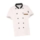 thumbnail image 5 of Chaqueta Chaqueta de manga corta,  cómoda y transpirable para Blanco jinwen Chaquetas de cocinero, 5 of 8