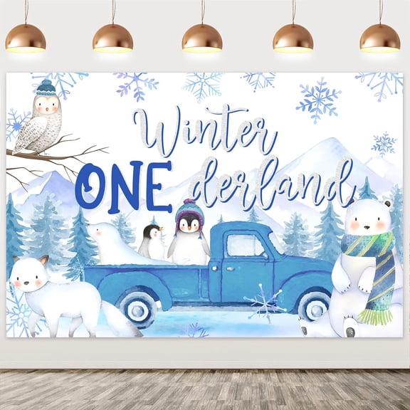 1st Birthday Party Banner Animal Background Decoration Baby Shower Birthday Photography Home Decoration Gender Reveal Onederland