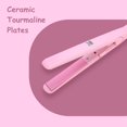 thumbnail image 6 of Kritne Travel Size 0.7" Ceramic & Plastic 2 in 1 Mini Flat Iron Hair Straightener, Pink, 6 of 13
