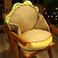 thumbnail image 4 of Uanit 16" Large 3D Simulation Hamburger Plush Throw Pillow Sofa Cushion, Funny Food Stuffed Cheeseburge Sandwich Plushie Toy Burger Plush Home Decorative Seating Cushions, 4 of 7