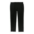 thumbnail image 1 of Marc New York Mens Solid Flat Front Dress Pants Slacks, Black, 46W x 40L, 1 of 2