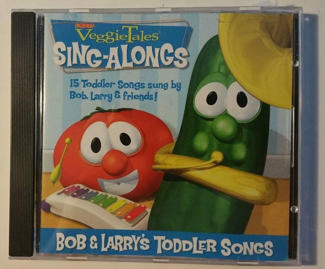 Bob and Larry's Toddler Songs by VeggieTales CD bible stories - Walmart