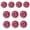 Rose red, variant on Gieenan 10PCS Round Sewing Button with Hole Heart Button Sewing Craft Button for Sewing Craft Coat Cardigans Jeans Sweater
