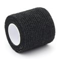 thumbnail image 4 of Vendaje elástico autoadhesivo para deportes y cuidado de mascotas, ideal para protección de dedos, muñecas, rodillas y tobillos, color negro, tamaño grande (7.5 cm x 4.6 m)., 4 of 6