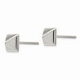 thumbnail image 2 of Stainless Steel Polished 6mm Stud Post Earrings; for Adults and Teens; for Women and Men, 2 of 3