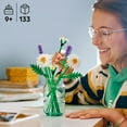 thumbnail image 4 of LEGO Botanicals Daisies Building Toy - Artificial Flowers Crafting Kit for Girls & Boys, Ages 9+ - Kids Room Decor for Book Shelf or Desk - Gift Idea for Birthdays - 11508, 4 of 8