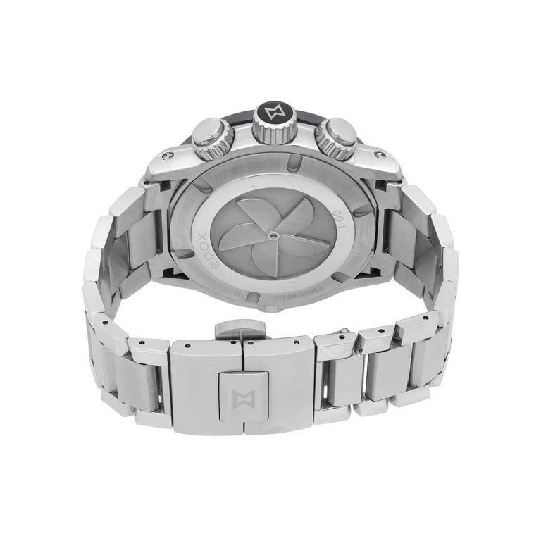 Mroom Edox Chronoffshore-1 Chronograph Steel Black Dial Quartz Men