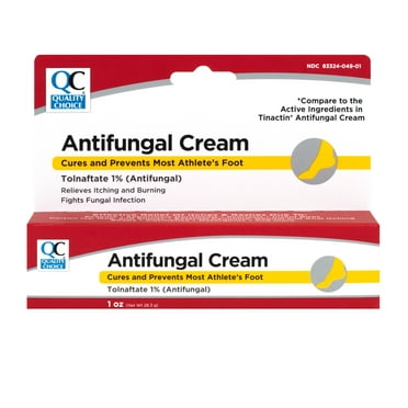 Quality Choice Antifungal Cream for Athlete's Foot, Relieves Itching & Burning, 1 OZ