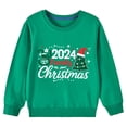 thumbnail image 4 of Xihbxyly Sudadera de Invierno, Acogedora Camiseta de Manga Larga con Estampado de Letras, Elegante Diseño de Cuello Redondo, Divertido Estampado Navideño para Salidas Informales, Actividades Escolare, 4 of 4