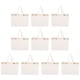 thumbnail image 1 of Bolsas de papel duraderas, bolsas de papel para compras, bolsas de papel de regalo con asa, 10 Uds., 1 of 5