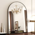 thumbnail image 2 of GRAHMCY 20"x30" Arched Bathroom Mirror Wall Mounted Vanity Hanging Mirror, Black, 2 of 7