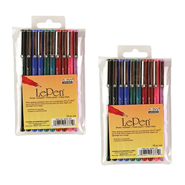 Marvy Uchida 430010A Le Pen AcidFree NonToxic Pen, Micro Fine Tip