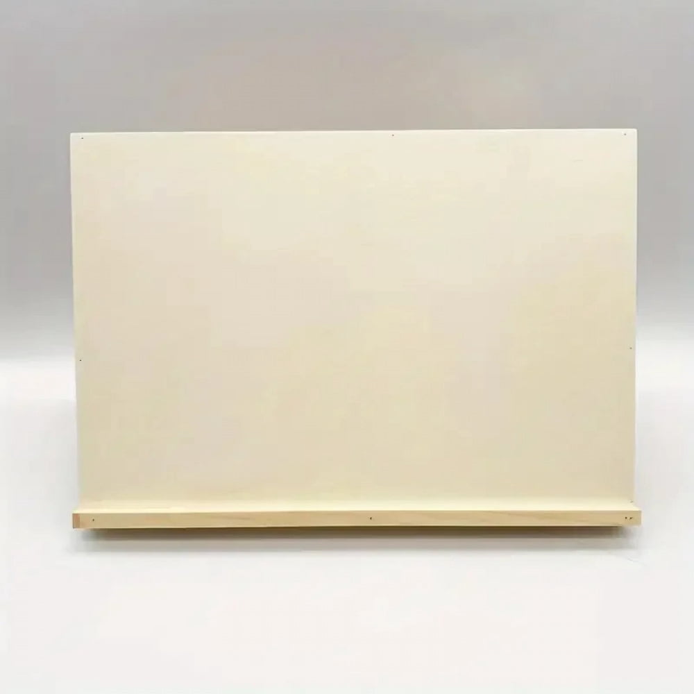Foldable Wooden Art Stand With Tilted Writing Board Portable Desktop Painting Easel Drawing Supplies Office School