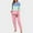 Pink, variant on Fall Pajamas Sevevn Soft Cotton Pajamas for Women Set Striped Long Sleeve Lounge Sets 2 Piece Pajama Tops and Jogger Pants with Pockets