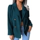 thumbnail image 2 of Chaqueta corta de oficina, abrigo de mujer, cuello en V, chaqueta de trabajo informal de oficina, chaqueta de oficina para mujer, de primera línea, 2 of 6