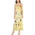 thumbnail image 2 of I.N.C Womens Ruffle-Hem Wrap Dress, Yellow, 12, 2 of 2