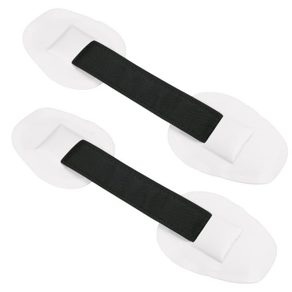 2pcs Universal Strap Handle Patches Carry Grab Handle for Paddle Board Inflatable Boats Canoe Kayak White