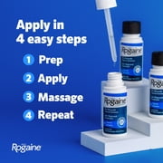 Mens Rogaine 5% Minoxidil Solution 3x 2 Fl oz