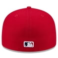 thumbnail image 4 of Men's New Era  Red St. Louis Cardinals 2025 Jackie Robinson Day 59FIFTY Fitted Hat, 4 of 5