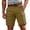 Khaki #020, variant on Cargo Shorts for Men Summer Workout Hiking Shorts Elastic Baggy Golf Fishing Casual Outdoor Work Short, M