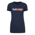 thumbnail image 2 of United States Flag T-shirt, Women's 4th of July Shirts, Graphic T-shirts - Heather Navy MH200WPATRIOT S14 XS, 2 of 3