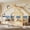 Natural, variant on PureDashion Full Floor Bed with High Rails, Montessori Bed Full with Roof Shape, Wood House Bed Frame,No Spring Box Needed, Natural