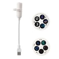 thumbnail image 2 of Night Light Projector, Moon Galaxy Night Light for Bedroom, LED Starry Sky Lamp with 360 Degree Flexible Gooseneck, USB Powered Galaxy Light for Home Decor Sleep Mood Lighting, 10 Patterns, 2 of 9