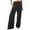 Black, variant on YUANGUANST Womens Dress Pants Women's Solid Loose Relaxed High Waist Pocket Wide Leg Pants Business Work Casual Pants