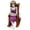 A004- Style D, variant on Halloween Skeleton Decor, Female Skeleton in Rocking Chair with Coffee Cup, 1 Piece Resin Figurine, Halloween Day of The Dead Holiday Decor for Home Porch Party Haunted House