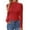 Red, variant on Turtleneck Shirt Women Long Sleeve Mock Neck Slim Fit Tops Thermal Base Layer Soft Lightweight Stretch Undershirts