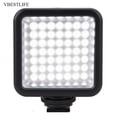 thumbnail image 2 of Vbestlife W49 Luz de Vídeo LED, Luz de Vídeo Lideró Portátil Regulable en la Cámara, Panel de Luz de Vídeo Led en la Lámpara de Relleno de la Cámara para Fotografía, 2 of 7