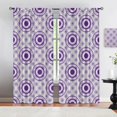thumbnail image 3 of Mandala Geometry Design Extra Long Blackout Curtains, Scattered Round Big and Small Decorative 2-Panel Window Drapes, Dust-Proof Easy to Clean Window Treatments for Bedroom Living Room-W84xL84in, 3 of 5