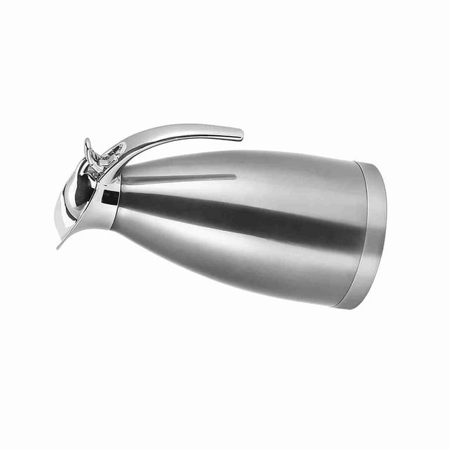 Jarra Térmica de Acero inoxidable Con Aislamiente al Vacío de Doble Pared, Diseño Con Un Botón, Cómodo para Almacenar y Servir Café, Té, Chocolate Caliente