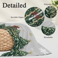 thumbnail image 2 of Grey Christmas Pillow Covers, Linen Long Throw Pillow Case, Snowflake Xmas Christmas Tree Holiday Pillow Protector Decorative Cushion Cover for Living Room/Bedroom 12" x 20", 2 of 8