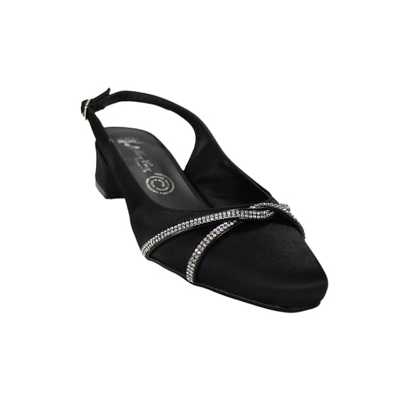 ZAPATILLA DE VESTIR DE MUJER SINTETICO NEGRO MARCA LEON 203