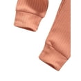 thumbnail image 6 of Baby Lace Trim O-Neck Long Sleeve Romper+ Solid Color Trousers, 6 of 7