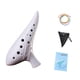 thumbnail image 4 of Ocarina con libro de música, elegante estuche de resina para guardar recuerdos de fiesta, piccolo para presentaciones, adultos, niños y principiantes. blanco, 4 of 8