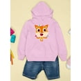 thumbnail image 3 of Cute Fox With Flags Hoodie Juniors -Image by Shutterstock,  x-Large, 3 of 4