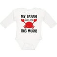 thumbnail image 3 of Inktastic My Papaw Loves Me Boys or Girls Long Sleeve Baby Bodysuit, 3 of 5