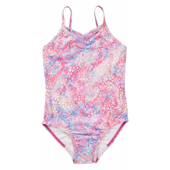 Speedo Girls Thin Strap One Piece Swimsuit