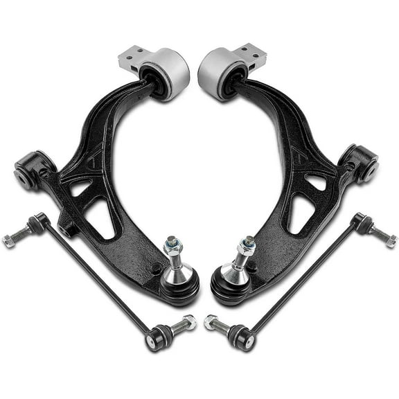 A-Premium Set of 4, Front Lower Control Arm, SWay Bar Link Compatible with Ford Explorer 2011-2019, Police Interceptor Utility 2013-2019