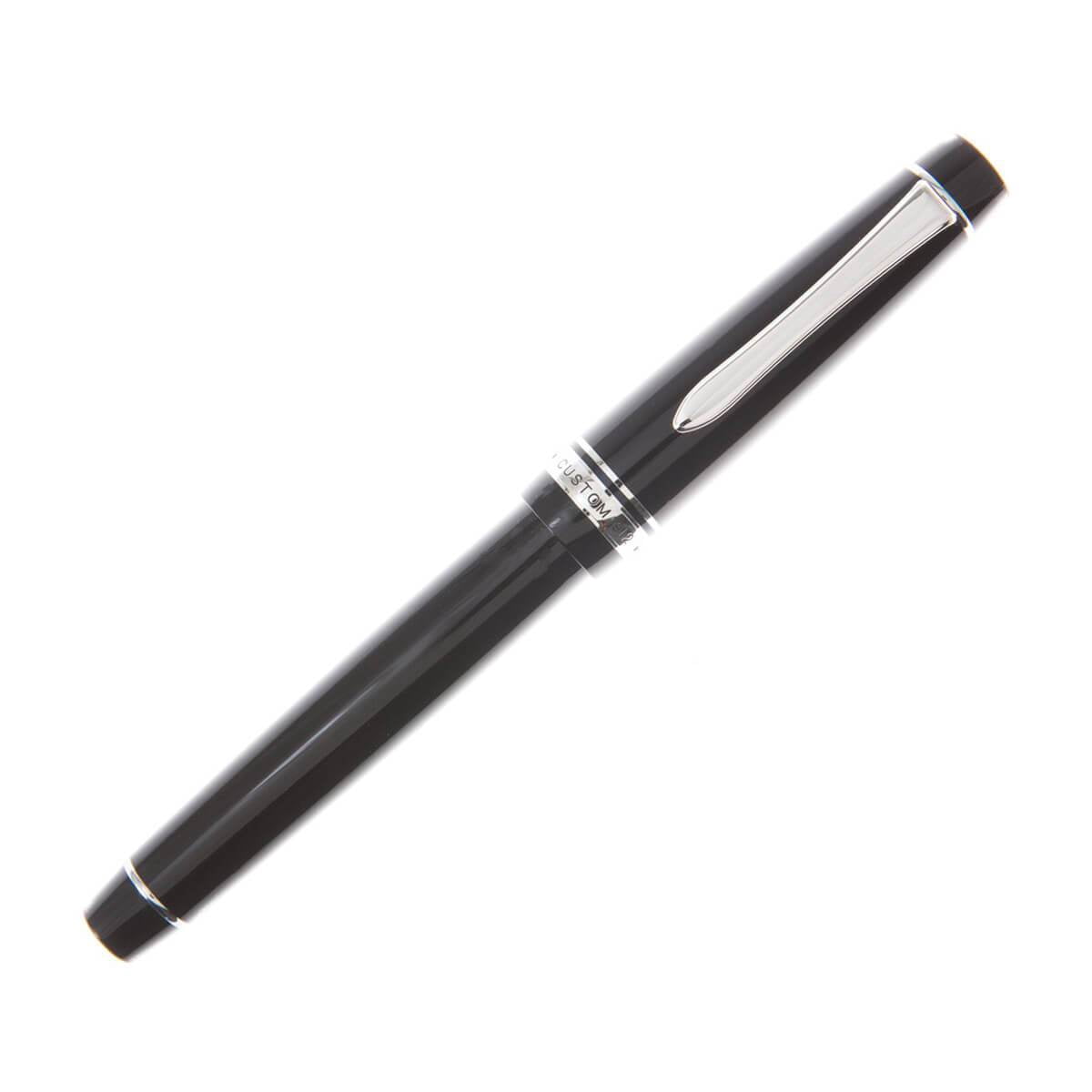 Pilot Custom 912 Fountain Pen, Black Barrel, Soft Fine Nib (71616)