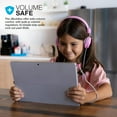 thumbnail image 6 of JLab JBuddies Studio On-Ear Kids Wired Headphones, Pink, Studio Volume Safe, 6 of 11