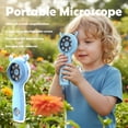 thumbnail image 3 of SharkTRUE Childrens Microscope Tutoring Learning Magnifying Glass Extended Extracurricular Children Educational Handheld Microscope handheld Microscope glass camera, for STEM usb Portable microscope m, 3 of 8