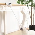 thumbnail image 2 of ZAXARRA Interactive Cat Feather Toys Auto Lifting Ball Teaser Plaything, 2 of 10