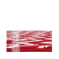 thumbnail image 6 of Unique Loom Moroccan Trellis Collection Area Rug - Mamounia (7' 10" x 10' Rectangle Red/Ivory), 6 of 10